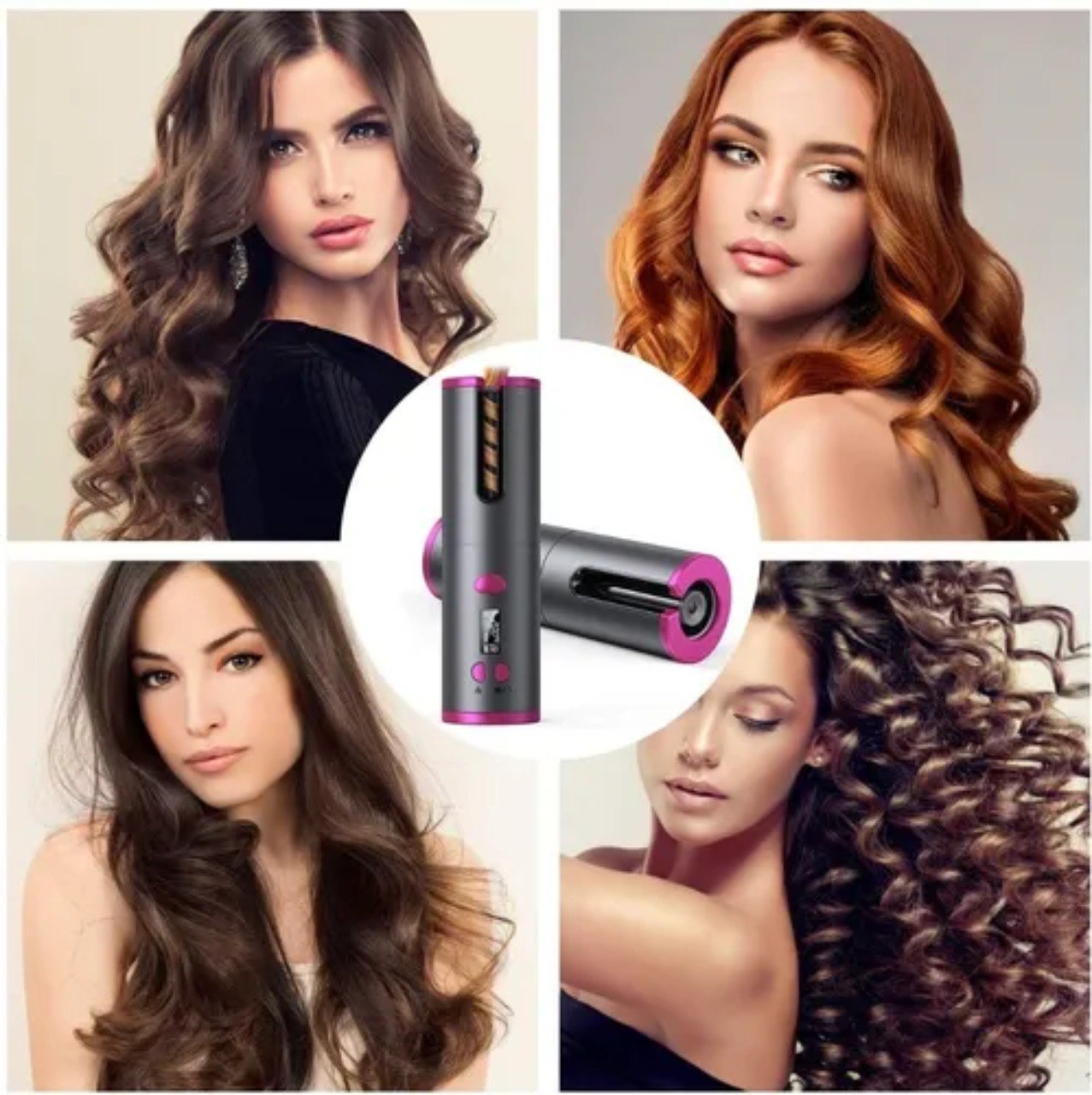 RIZADOR CABELLO AUTOMATICO INALAMBRICO